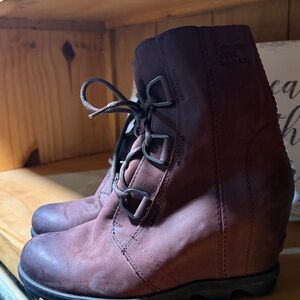 Sorel Dark Brown Ankle Boots